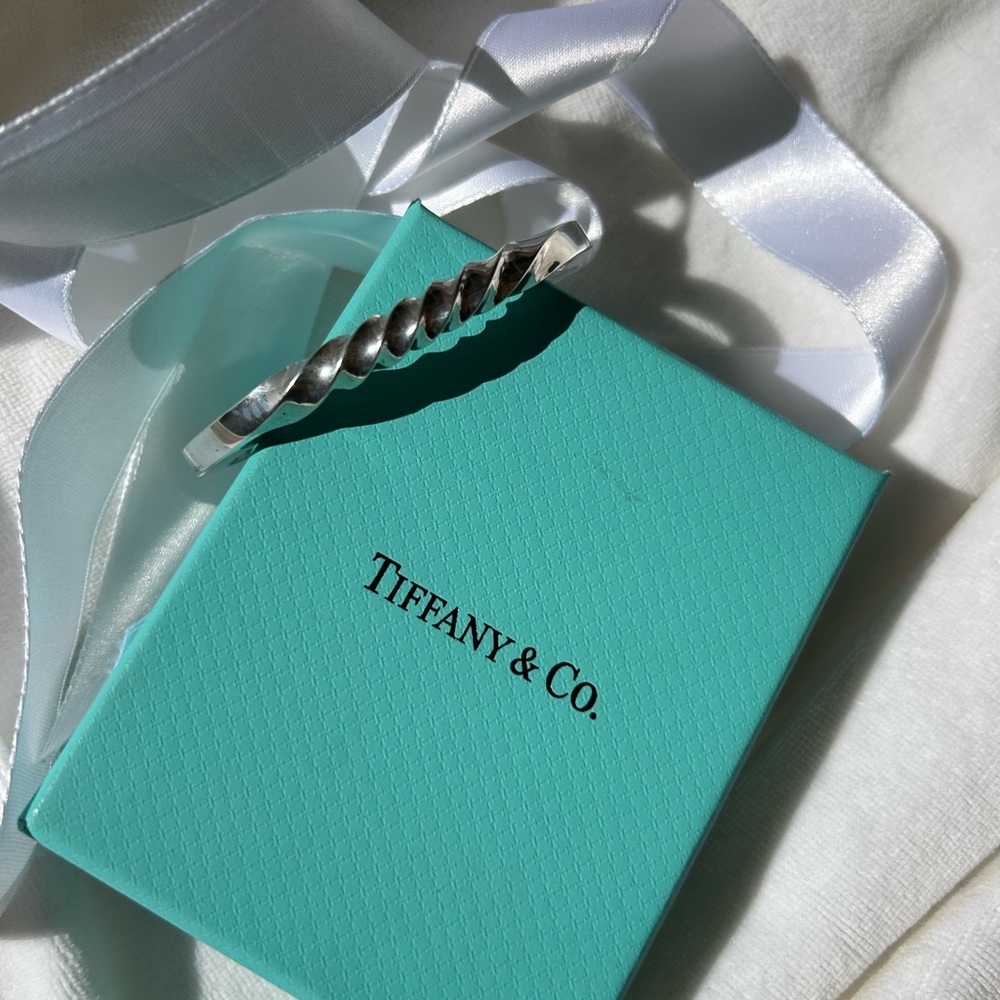 Tiffany & Co. Sterling Silver Twisted Face Bracelet